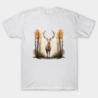 Deer And Forest T-Shirt